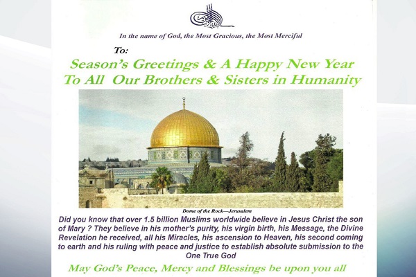 Pope and Queen among thousands sent Islamic Christmas cards by London imam