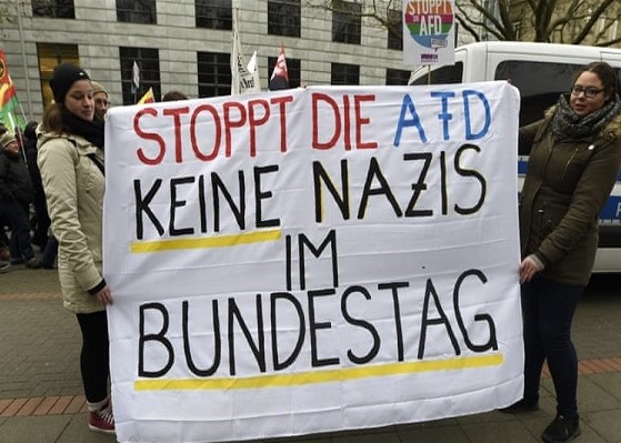 Manifestation en Allemagne contre les groupes anti islamiques