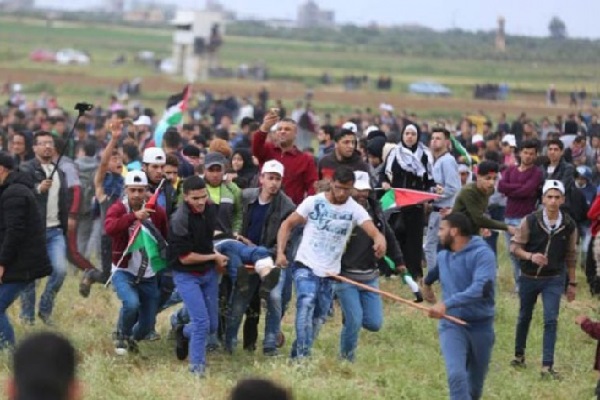 د ستنیدو د حق د لاریون په شلمه جمعه دوه فلسطینیان شهیدان او ۸۴ زخمي شول