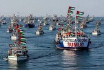 “Sumud” donanmasının üzvləri təhlükəli bölgəyə yaxınlaşarkən hazır vəziyyətə gətirildi