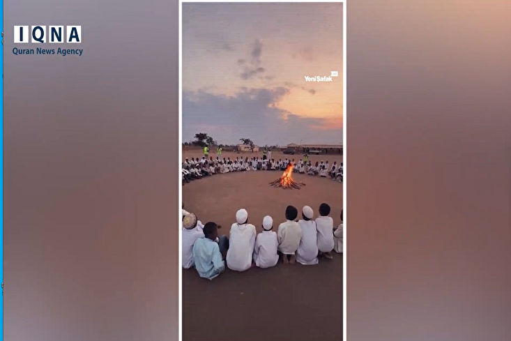 আফ্রিকার মরুভূমিতে শিশুদের তেলাওয়াতের আসর