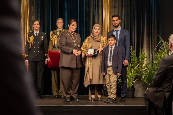 Ceremony Honors Acts of Bravery during Christchurch Mosque Attacks