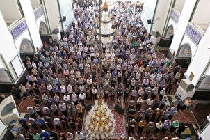 Oración por la lluvia en el Santuario del Imam Ridha
