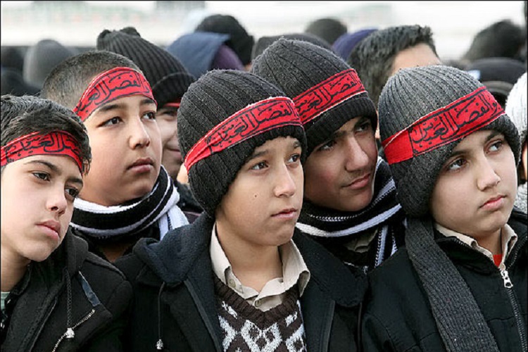 عزاداری دانش&zwnj;آموزان البرزی در سوگ اربعین شهادت امام حسین(ع)