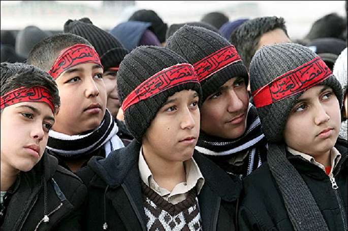 عزاداری دانش‌آموزان البرزی در اربعین شهادت امام حسین(ع)