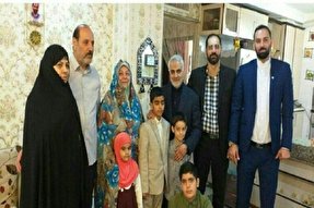 خانواده شهدای مدافع حرم با شهادت سردار سلیمانی یتیم شد