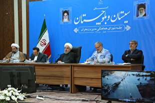 تجلیل رئیس‌جمهور از نیروهای نظامی برای کمک به سیل‌زدگان