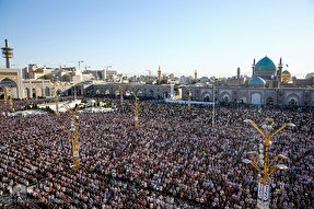 نماز عید فطر در حرم مطهر رضوی