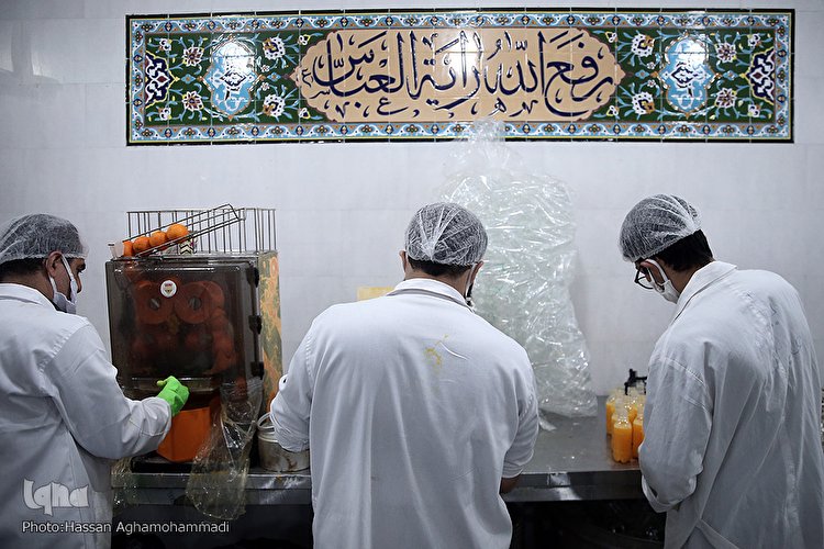 هیئتی‌ها در خدمت بیماران و کادر درمانی