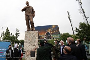 رونمایی از تندیس سپهبد شهید حاج قاسم سلیمانی