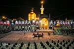 پخش آئین خطبه‌خوانی شب عاشورا در حرم رضوی از رسانه ملی