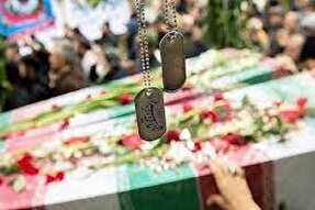 تشییع چهار شهید گمنام دفاع مقدس در البرز