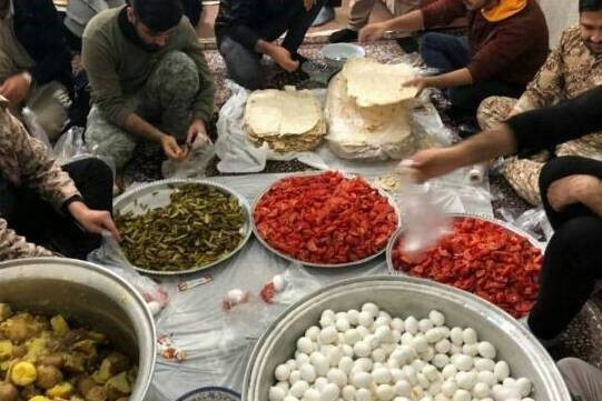 توزیع غذا و دارو از قرارگاه شهید هریری به خوی