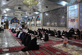 فیلم | مراسم جزءخوانی قرآن در گلزار شهدای سمنان