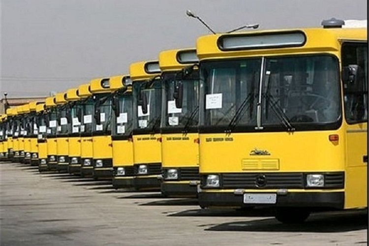 خدمت رسانی اتوبوس به زائران حسینی