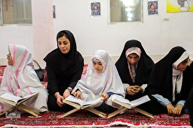 سفره افطار در جمع ایتام