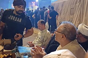 برپایی موکب شهدا و ایثارگران لرستان در نجف + عکس