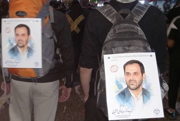 گرامیداشت یاد جهادگر فقید در پیاده‌روی اربعین