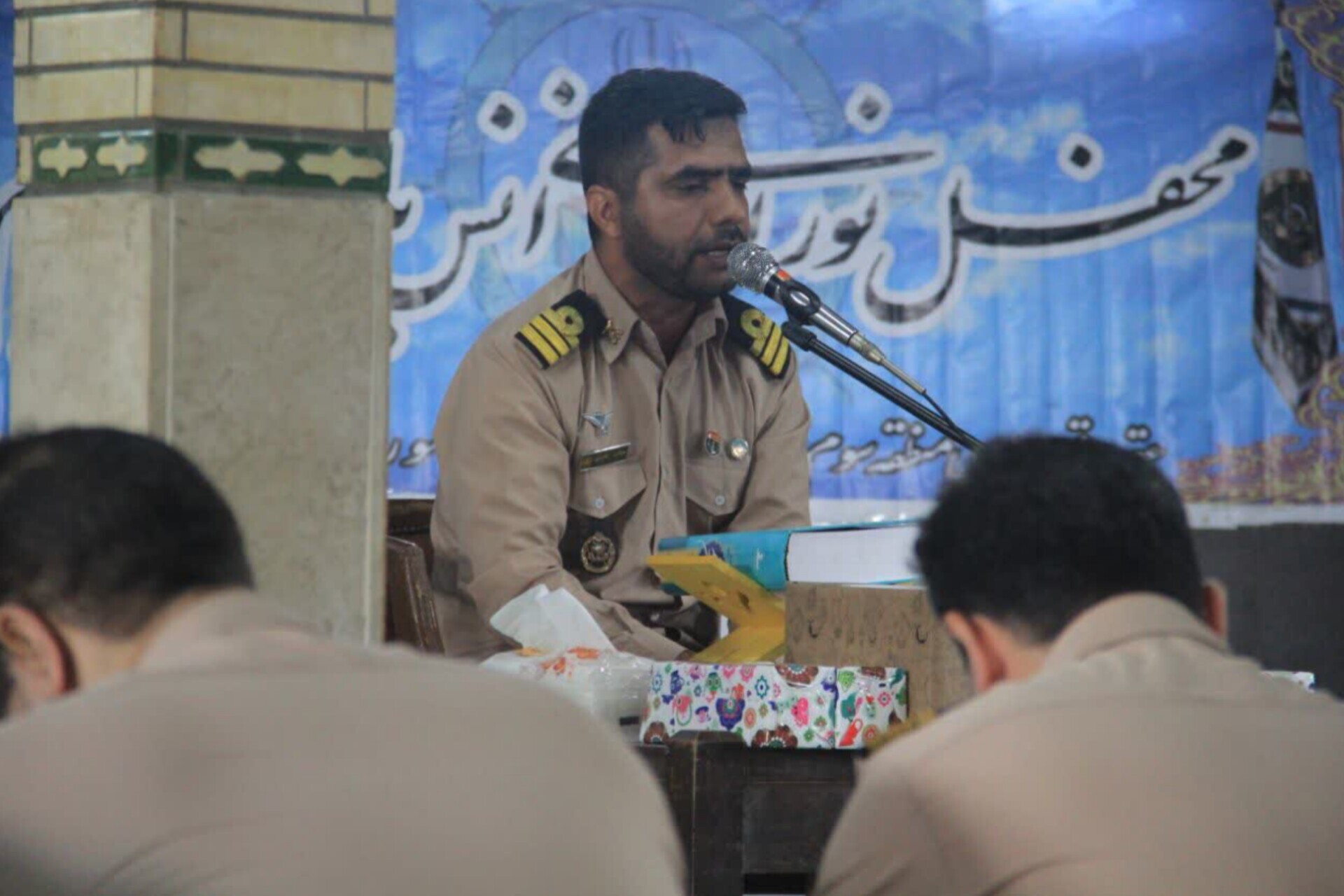 طنین الحان خوش قرآن در سواحل مکران + عکس