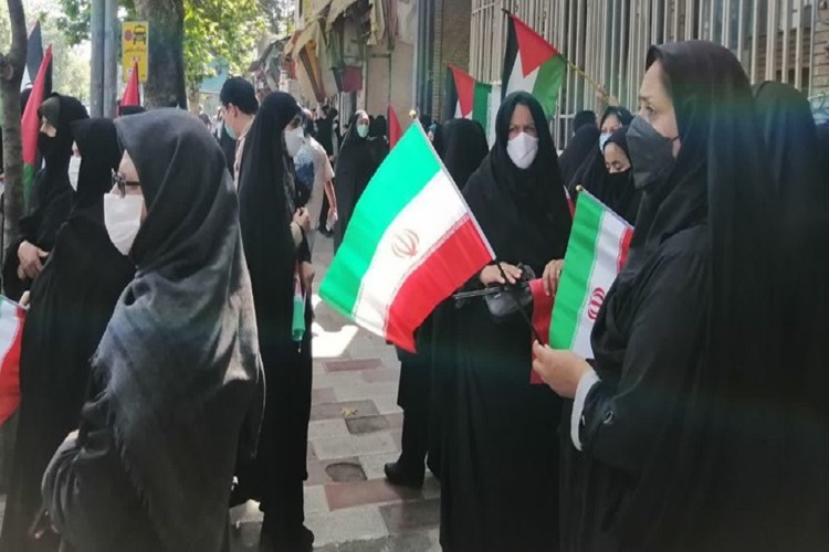 راهپیمایی حمایت از مردم فلسطین