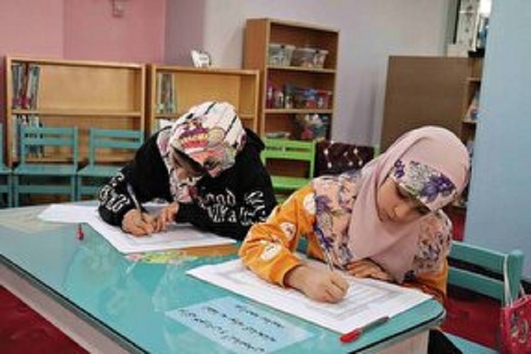 طرح کتابت قرآن در کتابخانه مرکزی البرز