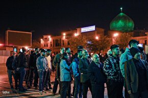 چایخانه حضرتی و توزیع غذا ایام فاطمیه