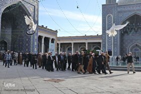 تشییع آیت الله شیخ علی نیّری همدانی