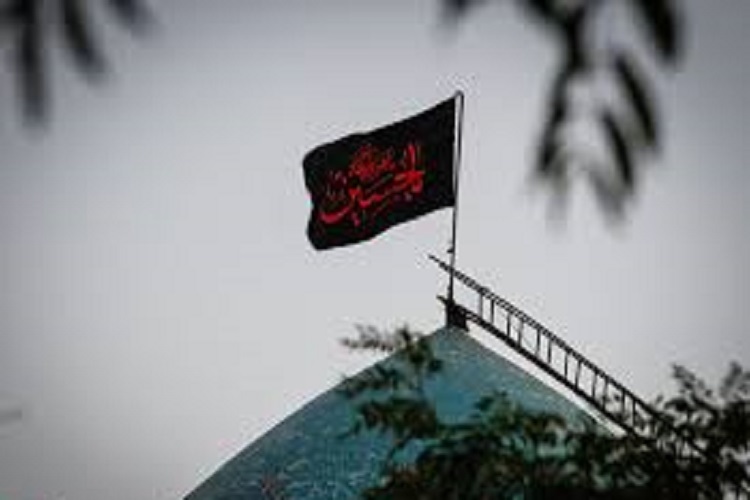 برافراشتن پرچم عزا بر فراز گنبد امامزادگان البرز برافراشتن پرچم عزا بر فراز گنبد امامزادگان البرز