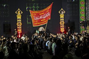 عکس | مراسم عزاداری دومین شب دهه اول محرم در مسجد جمکران