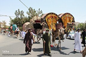 حرکت نمادین کاروان نینوا در بیرجند + عکس