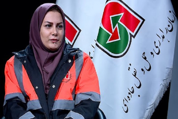 مریم یوسف زاده مسئول مجتمع‌های خدماتی، رفاهی اداره‌کل راهداری و حمل و نقل جاده‌ای البرز