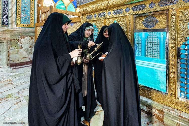 غبارروبی امامزاده طاهر (ع) کرج