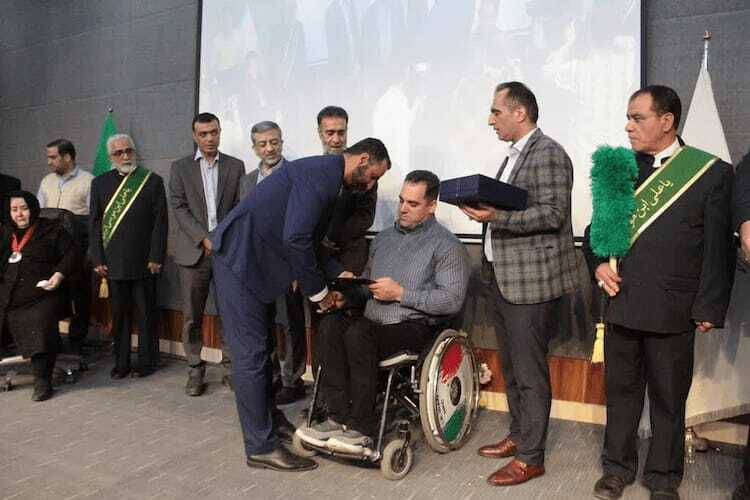 اهدای مدال پارالمپیک اهدای مدال پارالمپیک