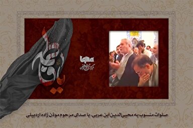 فیلم | صلوات حضرت فاطمه(س) با نوای مؤذن‌زاده اردبیلی