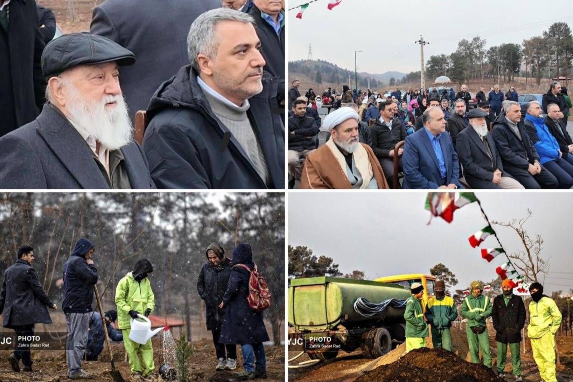 غرس 33 هزار نهال در بوستان سرخه‌حصار تهران