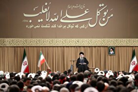 دیدارهزاران نفر از مردم قم با رهبر معظم انقلاب