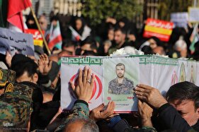 تشییع پیکر مطهر شهدای مدافع امنیت فراجا فارس در شیراز