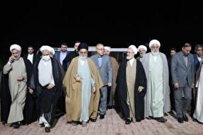 آیت‌الله اعرافی، مدیر حوزه‌های علمیه کشور، وارد بندرعباس شد