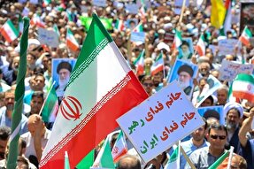 حضور حماسی مردم تبریز در راهپیمایی جمعه خشم و نصر