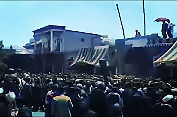 فیلم | عزاداری ۱۰۰ سال پیش در سبزه‌میدان تهران