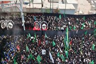 ورود دسته عزاداری طویریج به حرم حسینی با شعار «لبیک یا حسین» + عکس و فیلم