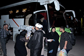 اعزام جمعی از کارکنان پلیس کرمان به پیاده‌روی اربعین حسینی