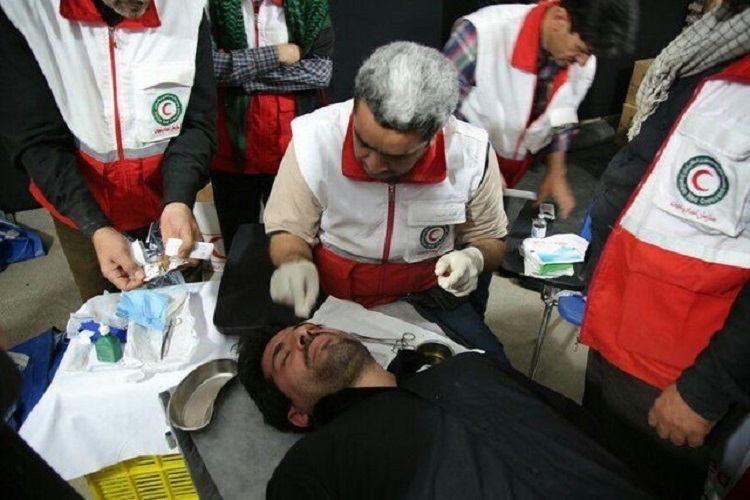 خدمت‌رسانی هلال احمر