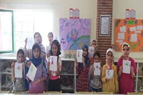 خوشنویسی و کاردستی؛ مسیر خلاقانه کودکان البرزی برای آشنایی با نماز