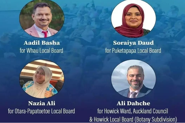 مشارکت بی‌سابقه نامزدهای مسلمان در انتخابات محلی نیوزیلند