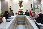 نشست خبری فرمانده سپاه کرج به مناسبت هفته دفاع مقدس‎