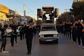 عزاداری هیئت مهدیه شاهدیه در روز شهادت حضرت فاطمه(س)