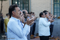 نماز عید فطر در امامزاده محمد و سکینه خاتون کرج