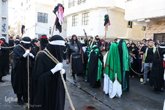 ⁨آئين نمادين حركت كاروان اسرای كربلا