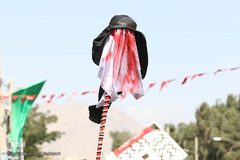 ⁨آئين نمادين حركت كاروان اسرای كربلا